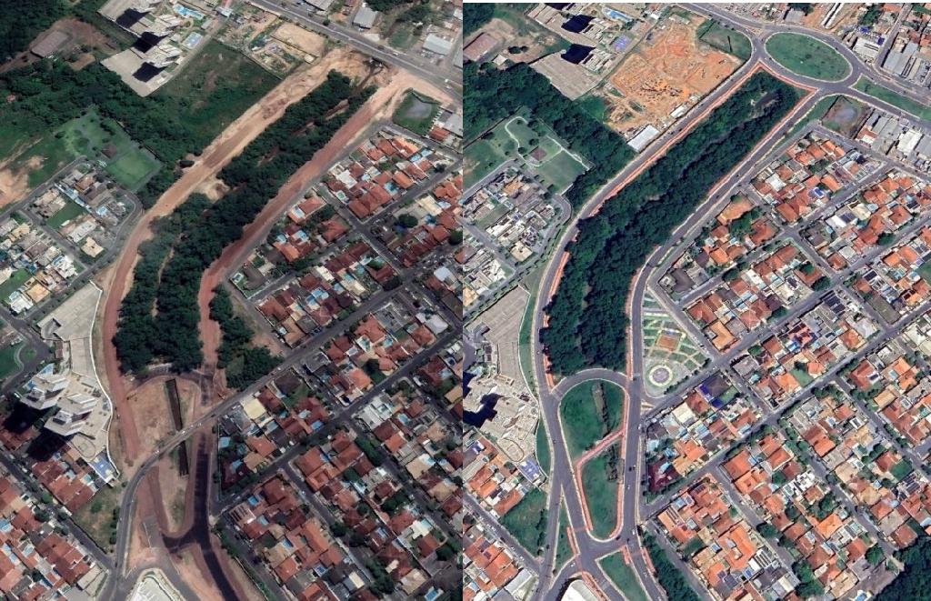 Imagens De Sat Lite Veja A Evolu O De Obras Do Governo De Mato Grosso