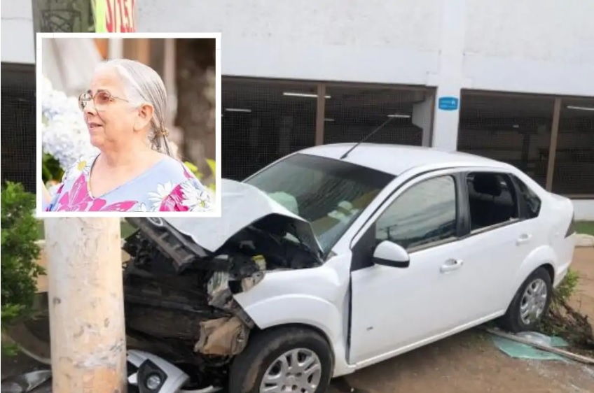 Mulher morre após bater carro a caminho de igreja em Cuiabá Mato