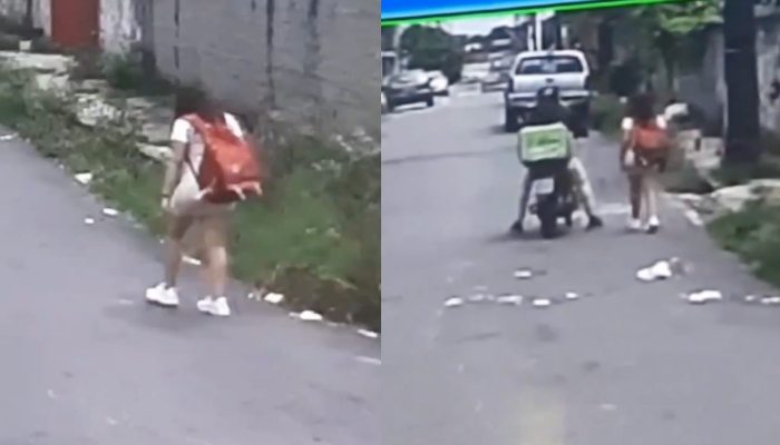 Motoqueiro Tarado Filmado Passando A M O Em Partes Ntimas De Jovem