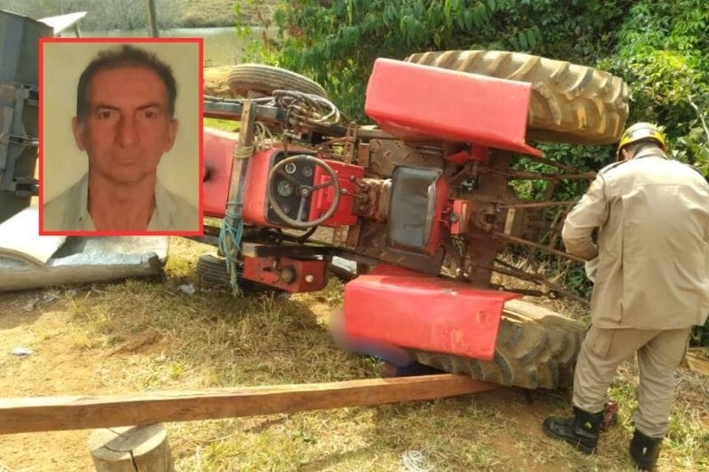 Irmão do governador Mauro Mendes morre após trator cair sobre ele e pressioná-lo sobre o solo