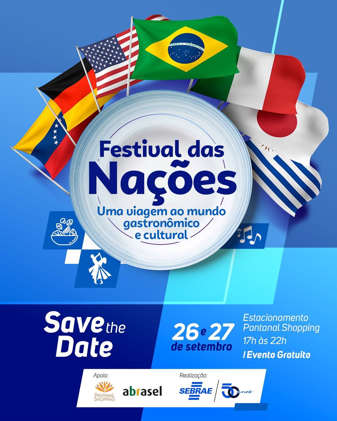 Festival das Nações é realizado nesta sexta e sábado, em Cuiabá