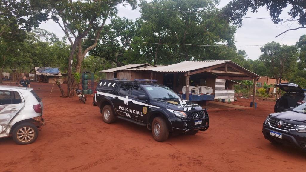 Polícia Civil deflagra operação e cumpre mandado contra faccionados na zona rural de Juscimeira