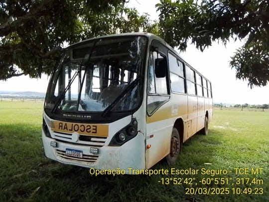 Após fiscalização do TCE-MT, Prefeitura de Confresa corrige falhas no transporte escolar