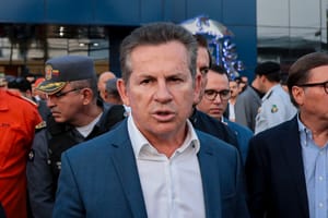 Mauro Mendes afirma que Estado deve agir com mão forte e alerta: “Quem enfrenta a polícia, vai se ferrar”