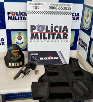 Rotam recupera motocicleta e duas armas de fogo furtadas de empresa de segurança