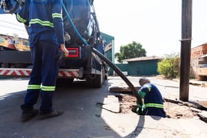 Descarte ilegal de óleo é descoberto durante operação de limpeza urbana